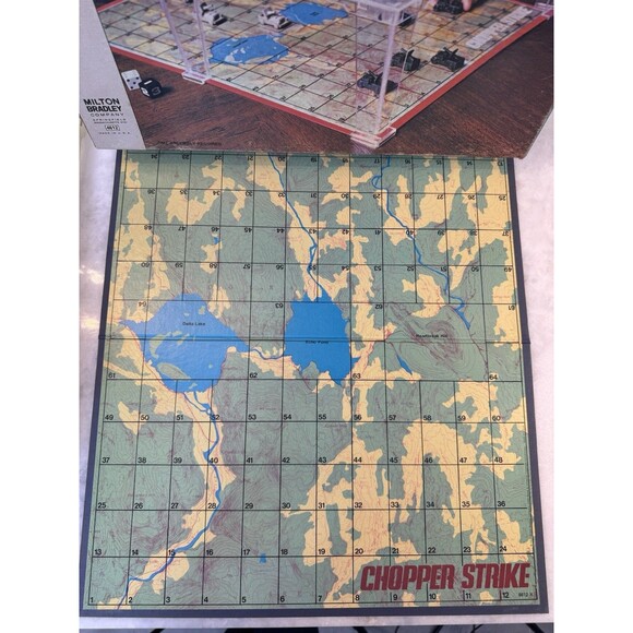 Vintage 1976 Chopper Strike Board Game – Milton Bradley 100% COMPLETE Orig Box - Picture 10 of 16